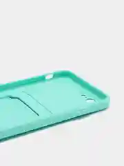 Мятный чехол для iPhone 11, 12, 13, Pro, Max, 7, 8, Plus, с карманом для карт, защита камеры