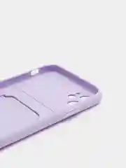 Лавандовый чехол для iPhone 11, 12, 13, Pro, Max, 7, 8, Plus, с карманом для карт, защита камеры