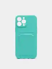 Бирюзовый wallet Чехол с карманом для карт iPhone 6 6s, 7 8 Plus, X XR XS Max, 11 12 13 Mini Pro Max