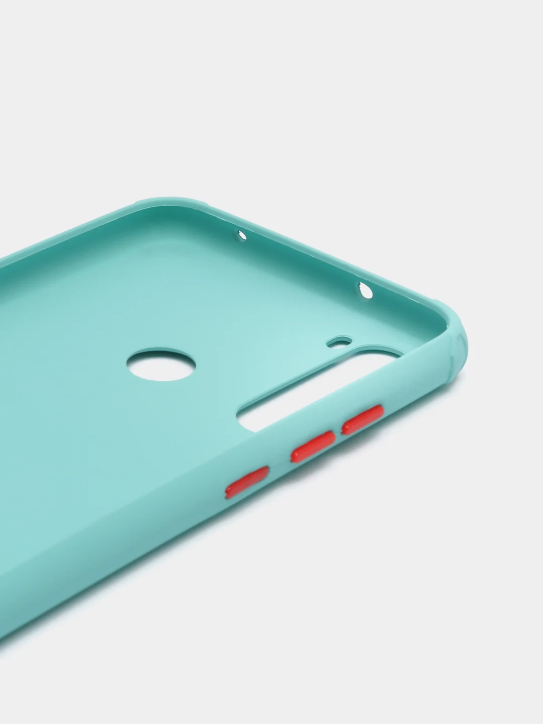 Бирюзовый чехол Xiaomi Redmi Note 8 / Note 8 2021 силиконовый противоударный с усиленными углами