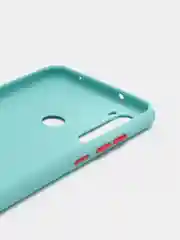 Бирюзовый чехол Xiaomi Redmi Note 8 / Note 8 2021 силиконовый противоударный с усиленными углами
