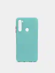 Бирюзовый чехол Xiaomi Redmi Note 8 / Note 8 2021 силиконовый противоударный с усиленными углами