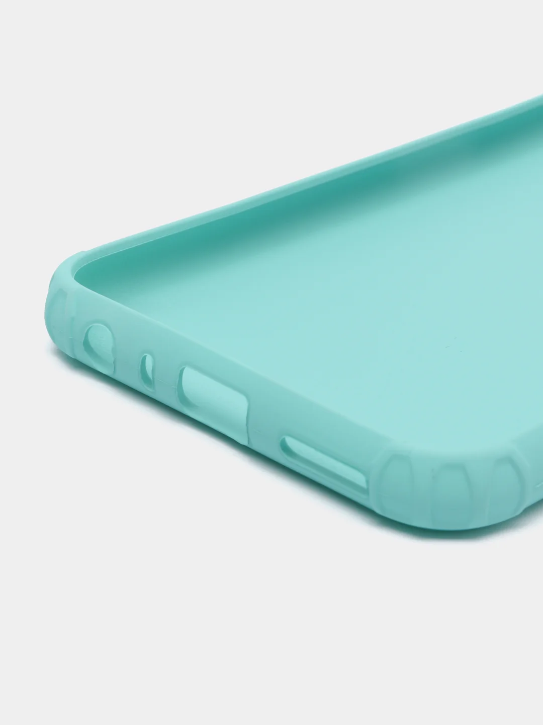 Бирюзовый чехол Xiaomi Redmi Note 8 / Note 8 2021 силиконовый противоударный с усиленными углами