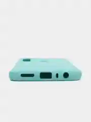 Бирюзовый чехол Xiaomi Redmi Note 8 / Note 8 2021 силиконовый противоударный с усиленными углами