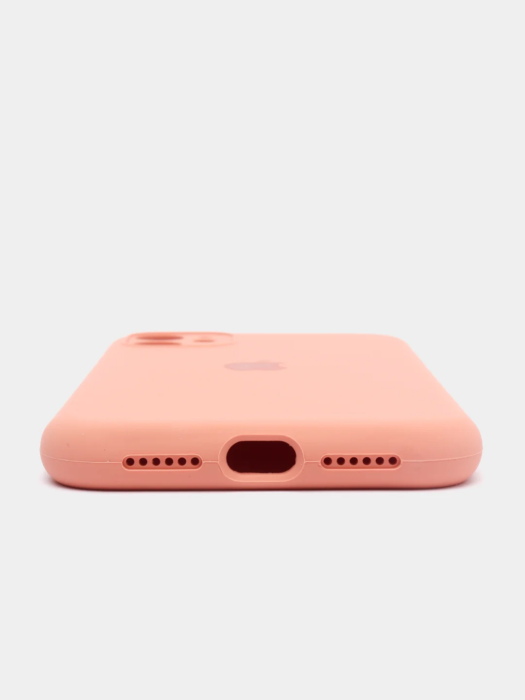 Карамельный чехол Silicone Case iPhone 11 с защитой камеры с бархатной подкладкой