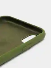 Зеленый чехол силиконовый для iPhone X/XS (Айфон)