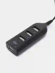 Черный разветвитель универсальный, USB Hub 2.0