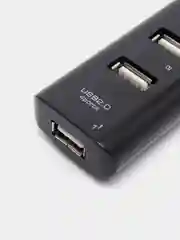Черный разветвитель универсальный, USB Hub 2.0