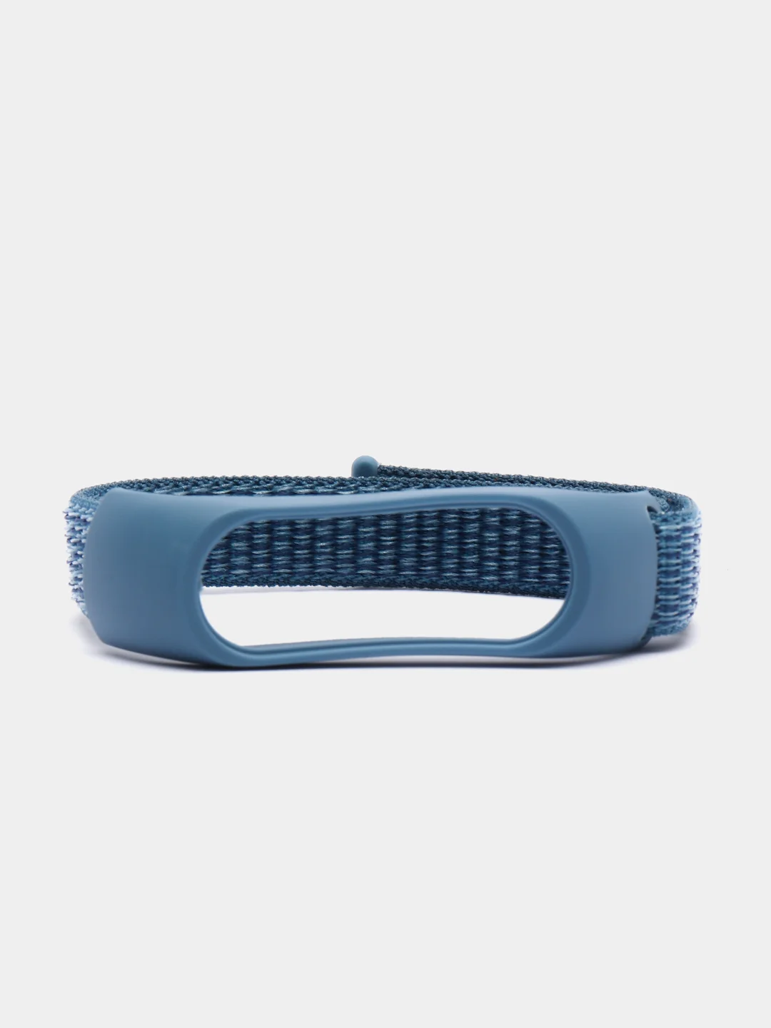 Синий ремешок нейлоновый на липучке для Xiaomi Mi Band 3, Mi Band 4, Band 5, Band 6, Mi Band 7