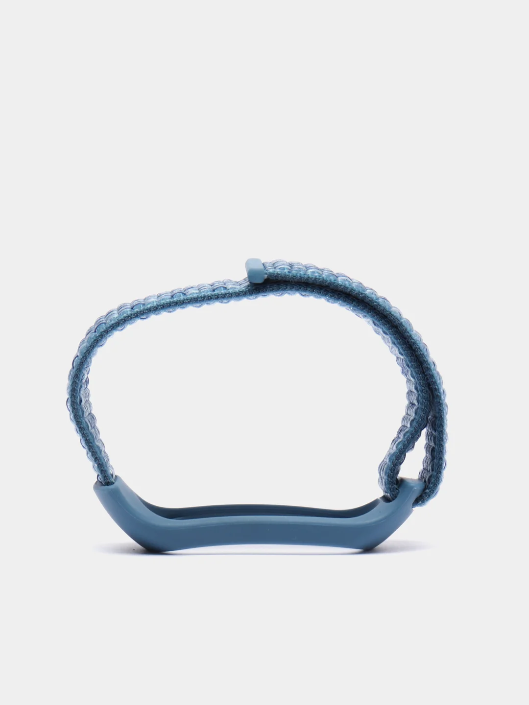 Синий ремешок нейлоновый на липучке для Xiaomi Mi Band 3, Mi Band 4, Band 5, Band 6, Mi Band 7