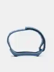 Синий ремешок нейлоновый на липучке для Xiaomi Mi Band 3, Mi Band 4, Band 5, Band 6, Mi Band 7