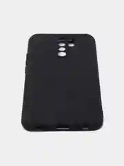Чехол для Xiaomi Redmi 9 черный, силиконовый