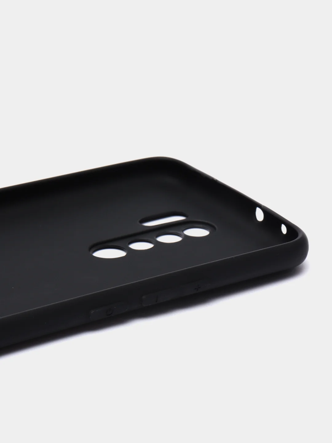 Чехол для Xiaomi Redmi 9 черный, силиконовый