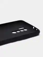 Чехол для Xiaomi Redmi 9 черный, силиконовый
