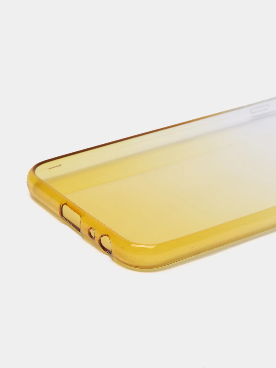 Желтый чехол для Samsung J6+ Plus силиконвый