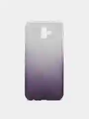 Фиолетовый чехол для Samsung J6+ Plus силиконвый