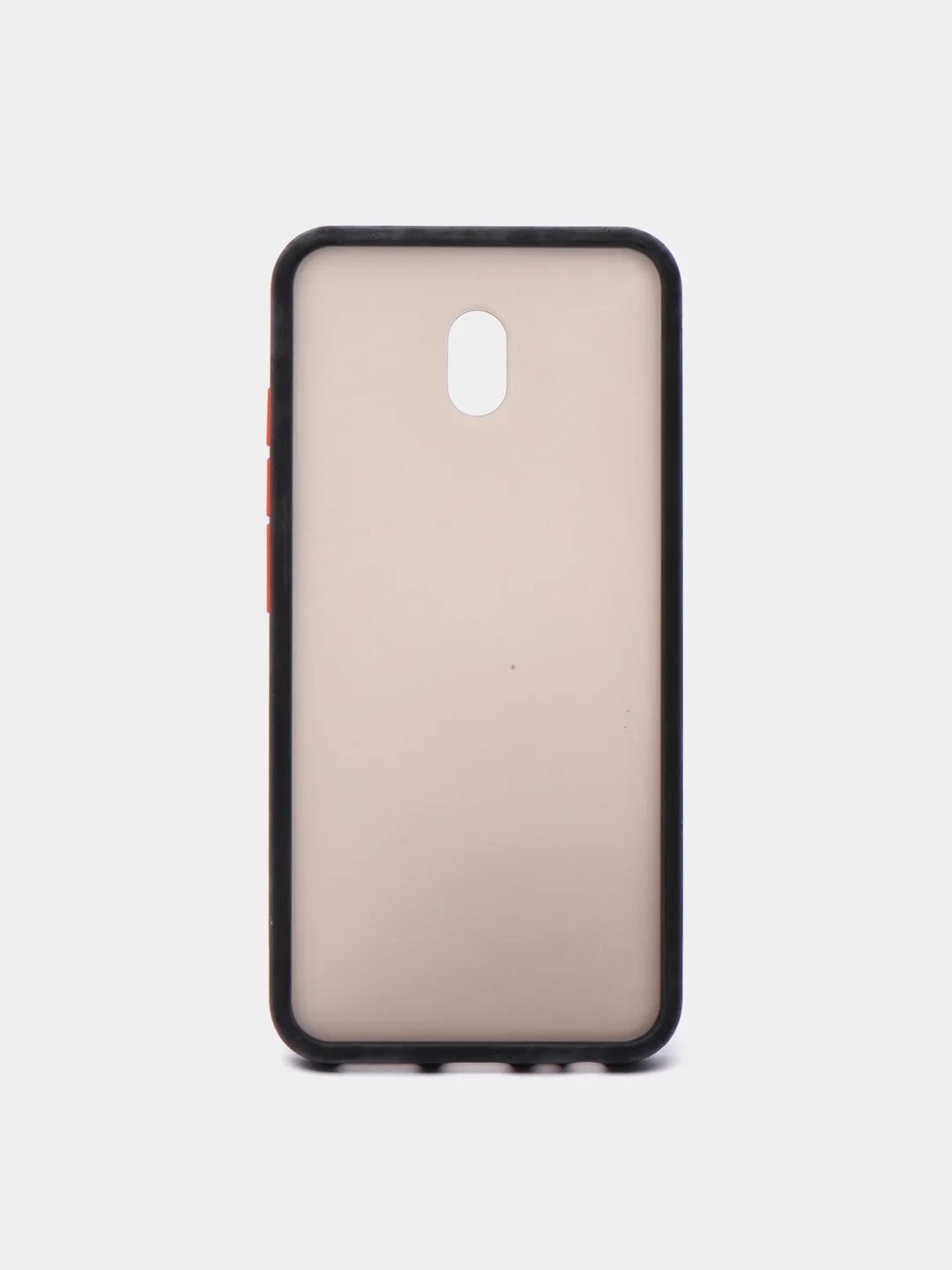 Черный чехол для Redmi 8A матовый противоударный