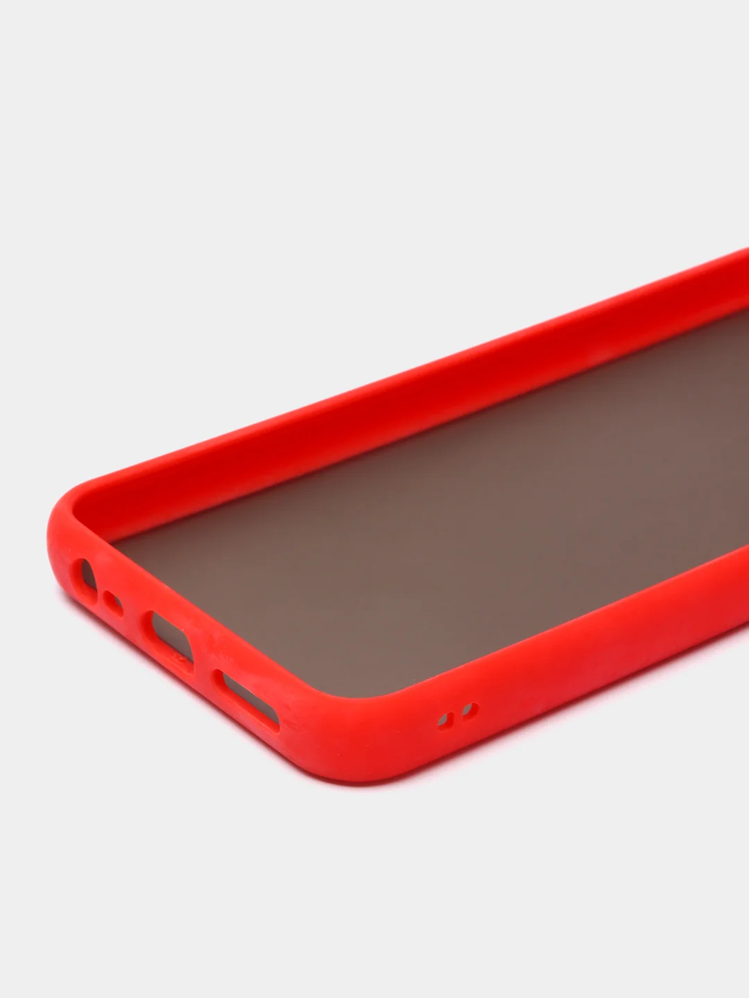 Красный чехол для Redmi 8A матовый противоударный