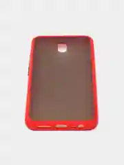 Красный чехол для Redmi 8A матовый противоударный