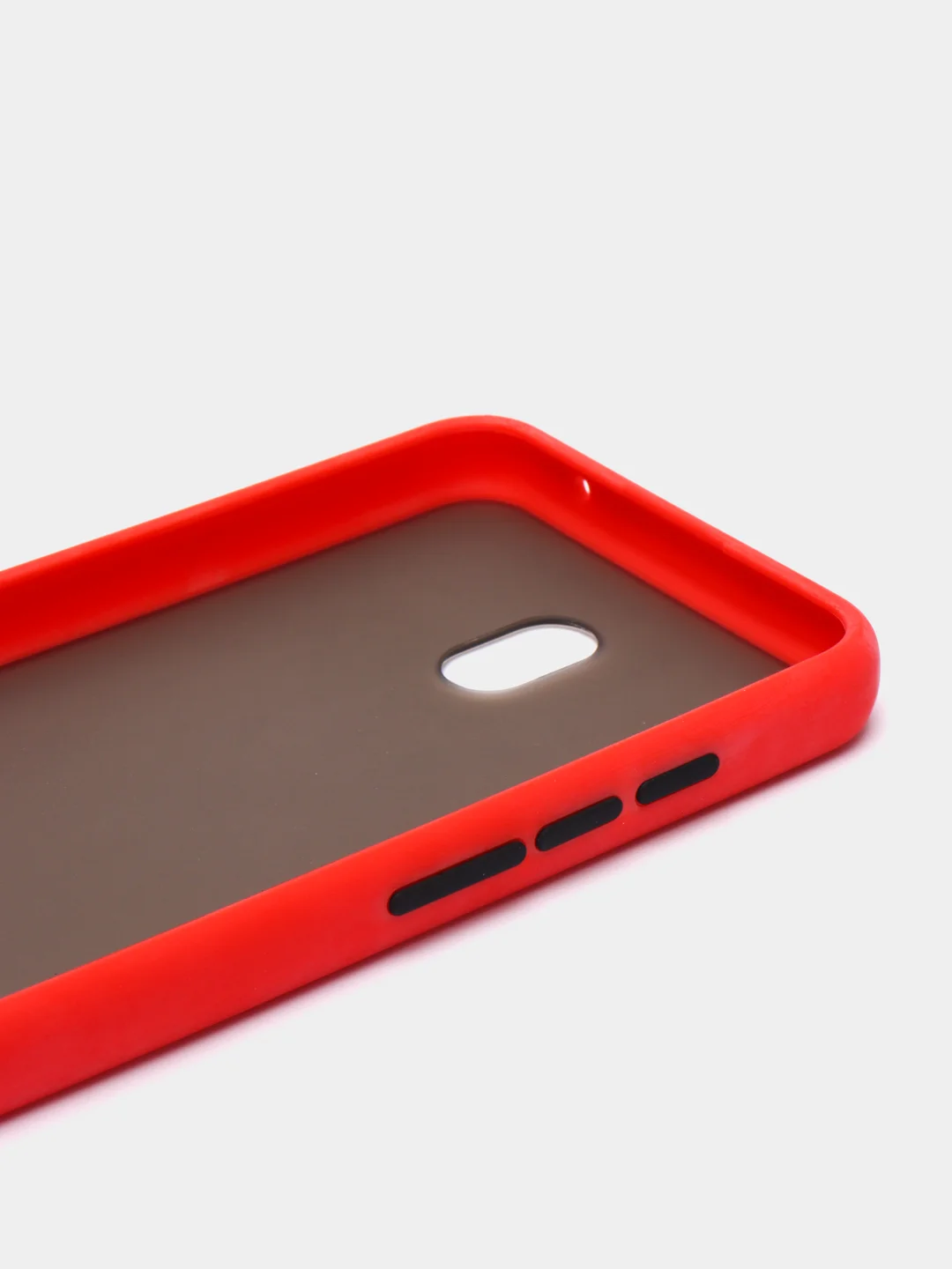 Красный чехол для Redmi 8A матовый противоударный