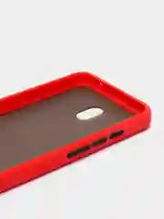 Красный чехол для Redmi 8A матовый противоударный