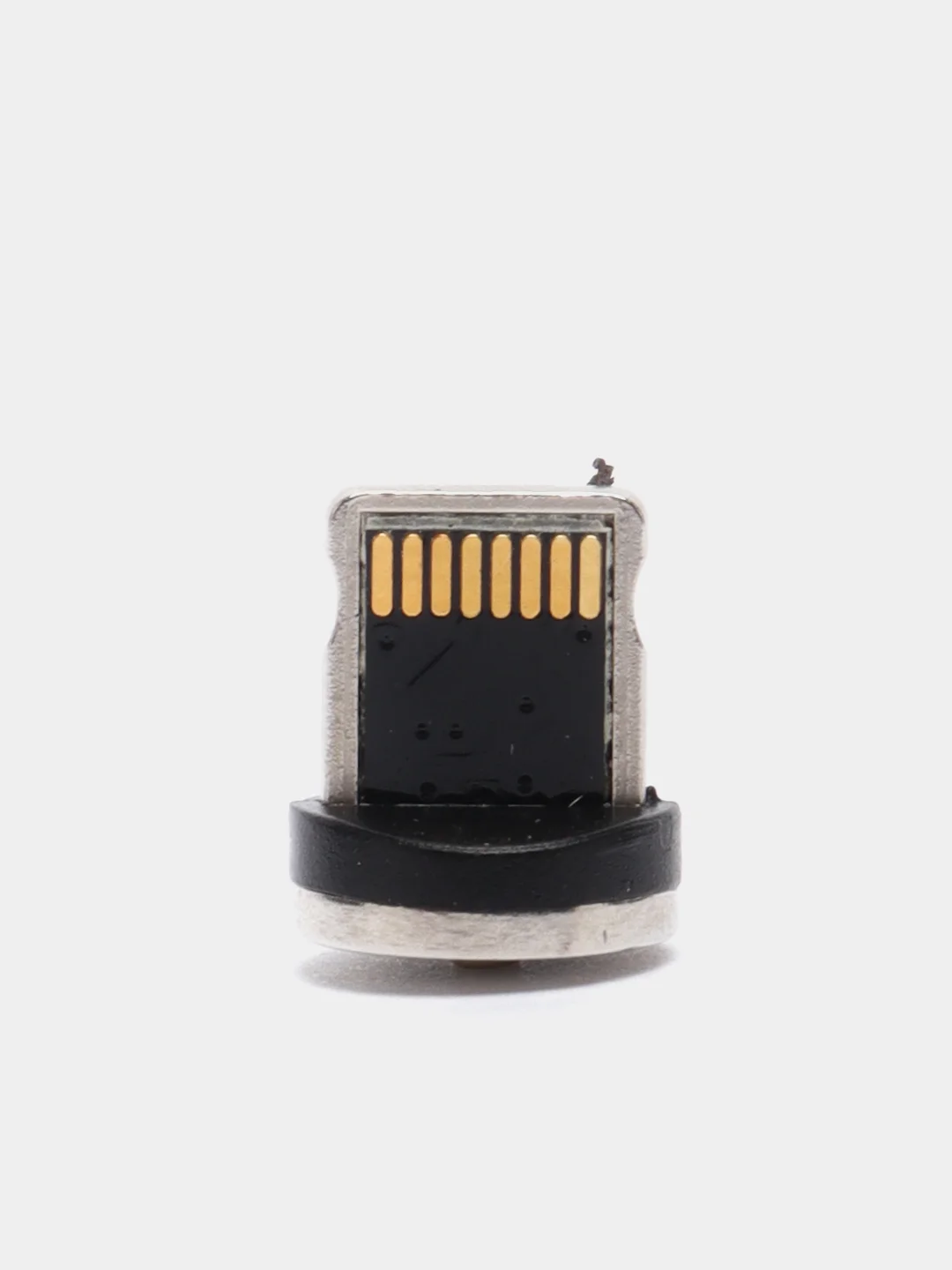 Небесно-голубой кабель магнитный светящийся, коннекторы Lightning, Type-C, Micro-USB