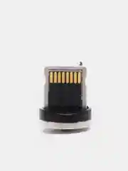 Небесно-голубой кабель магнитный светящийся, коннекторы Lightning, Type-C, Micro-USB