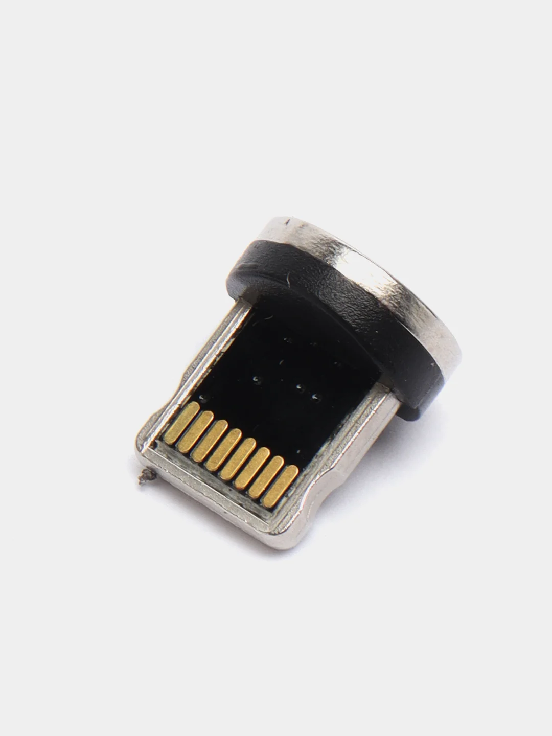 Небесно-голубой кабель магнитный светящийся, коннекторы Lightning, Type-C, Micro-USB