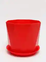 Кашпо / горшок для цветов с поддоном IDEA "Призма"
