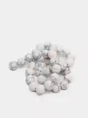 Белый бусины бирюза искусстве