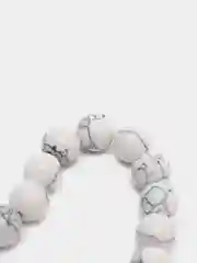 Белый бусины бирюза искусстве