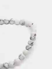 Белый бусины бирюза искусстве