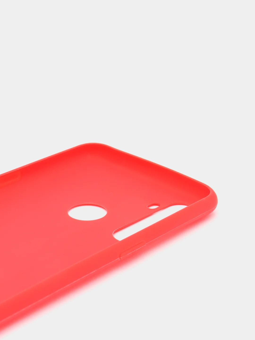 Красный чехол Realme C3 / 5 / 6i Реалми С3 / 6ай силиконовый цветной матовый