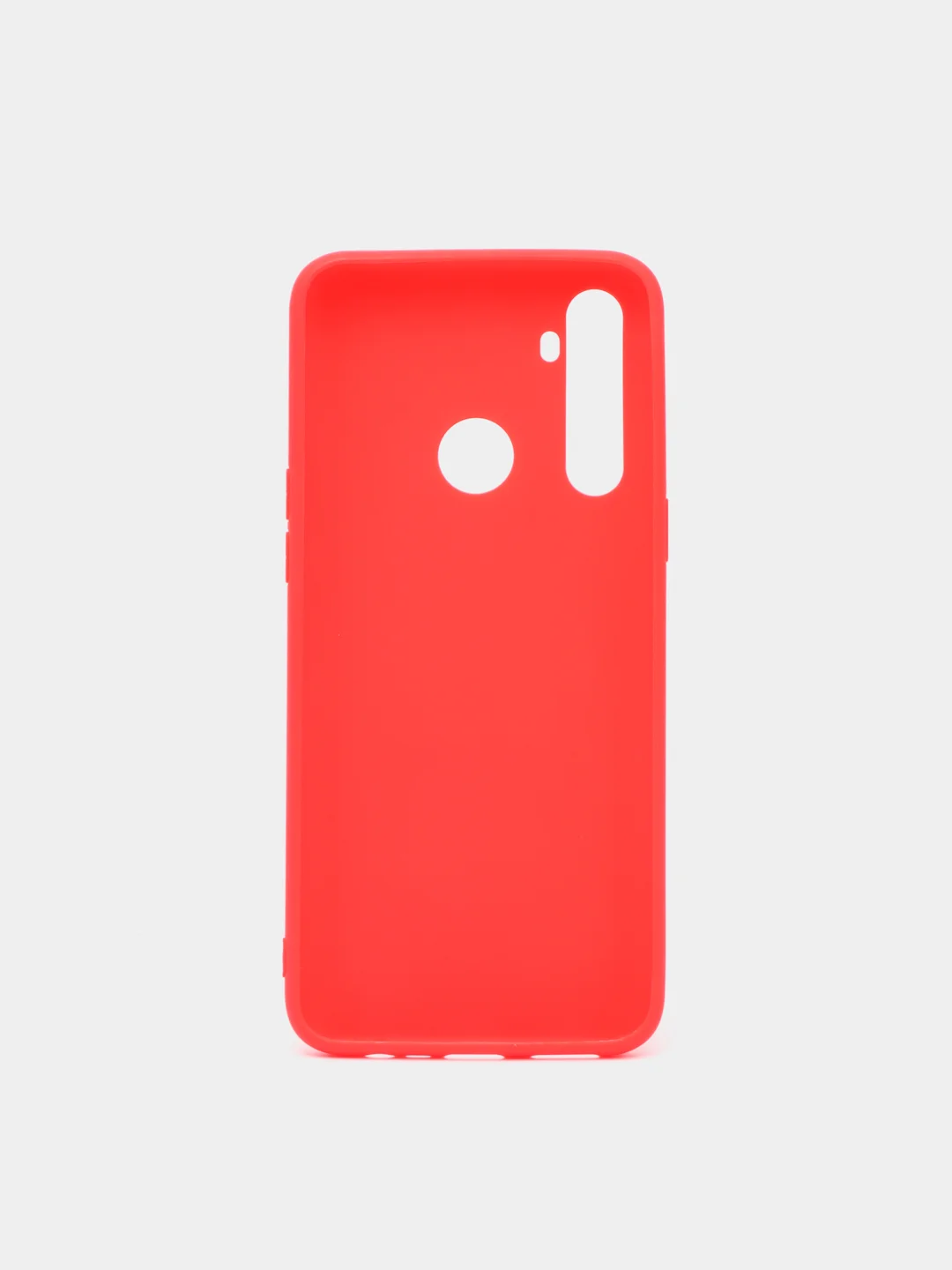 Красный чехол Realme C3 / 5 / 6i Реалми С3 / 6ай силиконовый цветной матовый