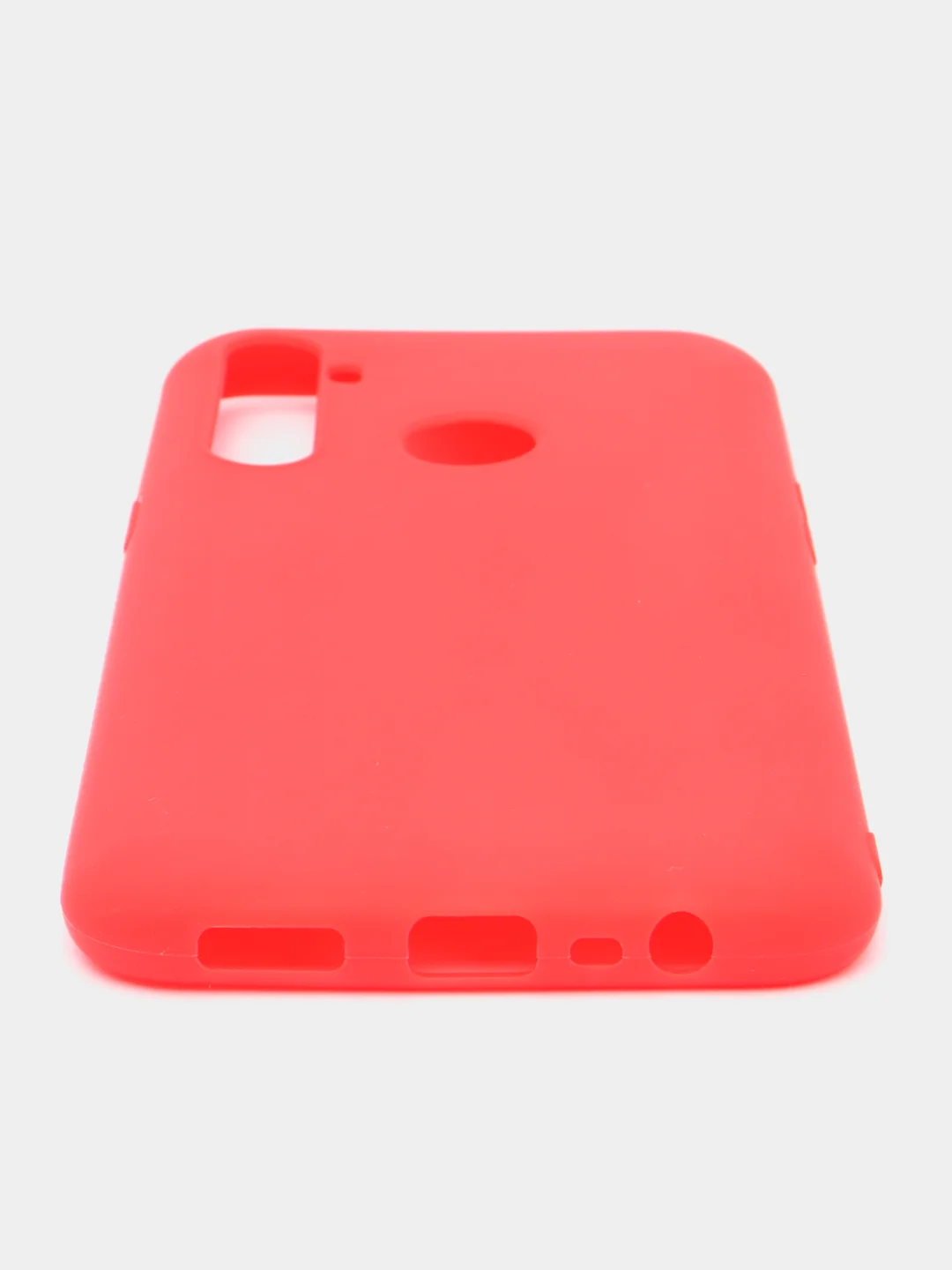 Красный чехол Realme C3 / 5 / 6i Реалми С3 / 6ай силиконовый цветной матовый