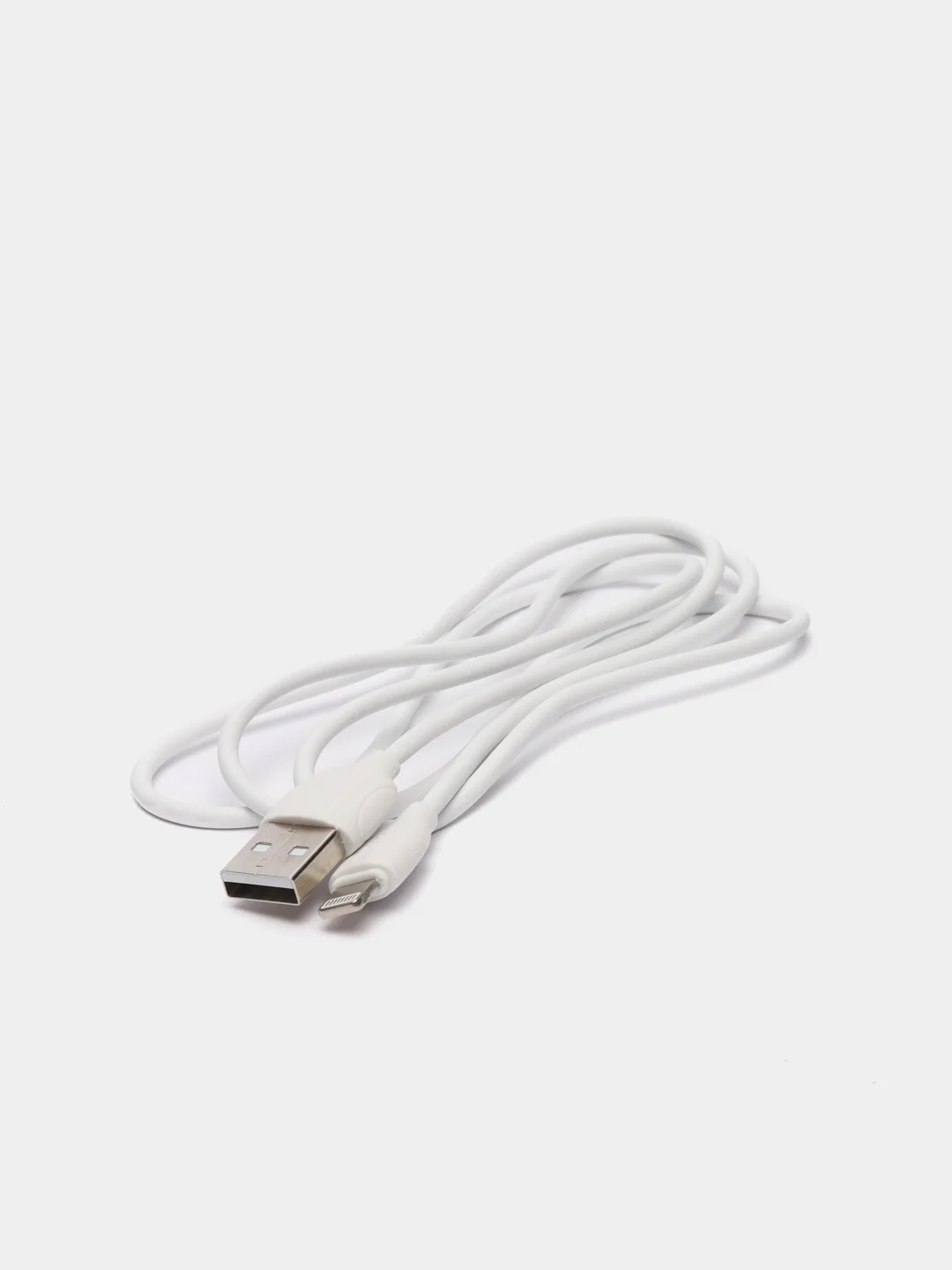 Белый дата-кабель для APPLE 1м Borofone BX19, НА АЙФОН для зарядки, usb кабель LIGHTNING 2.4A