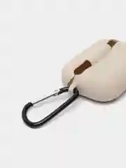 Серебряный силиконовый чехол для наушников Apple Airpods Pro