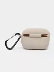 Серебряный силиконовый чехол для наушников Apple Airpods Pro