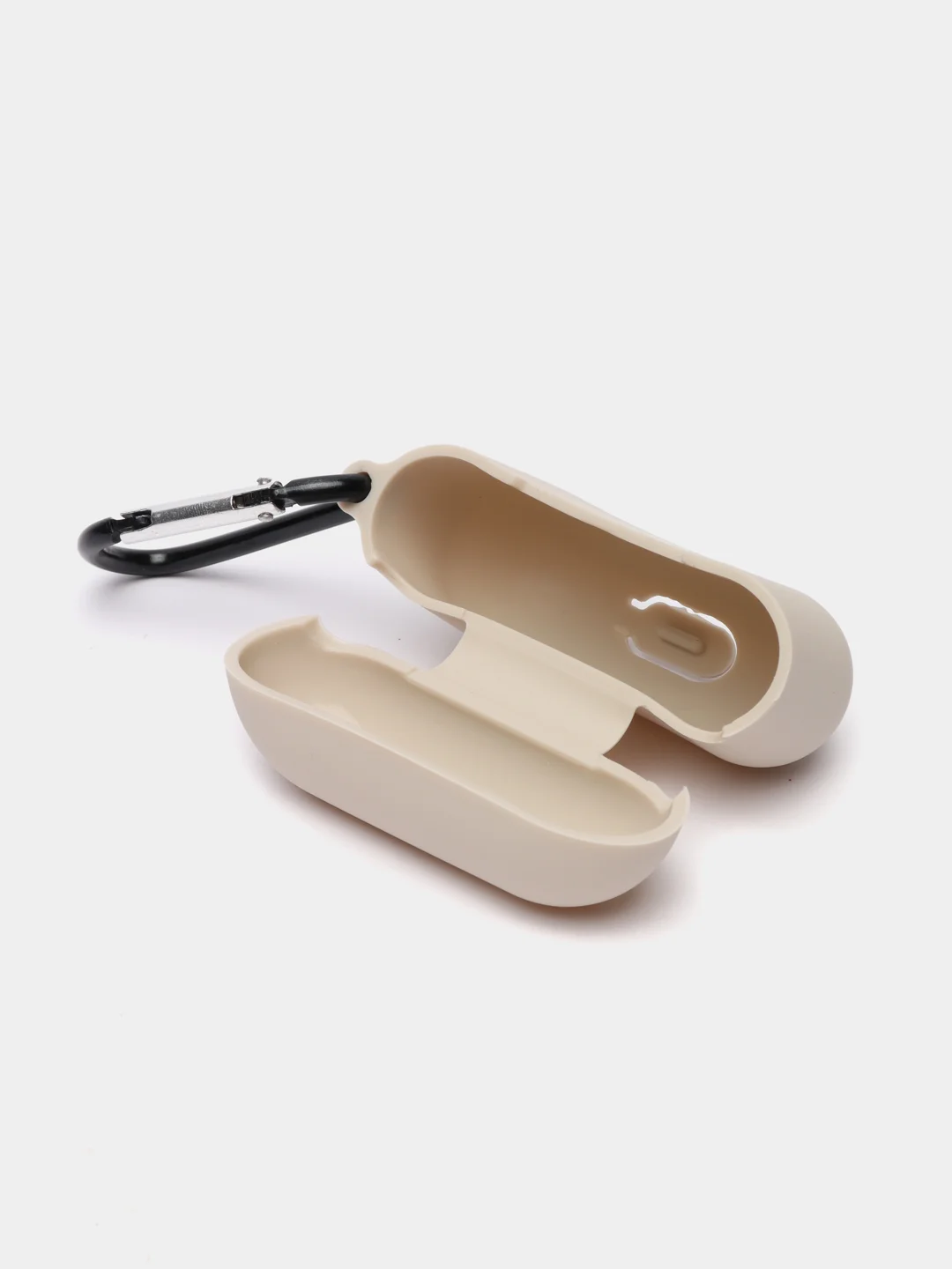 Серебряный силиконовый чехол для наушников Apple Airpods Pro