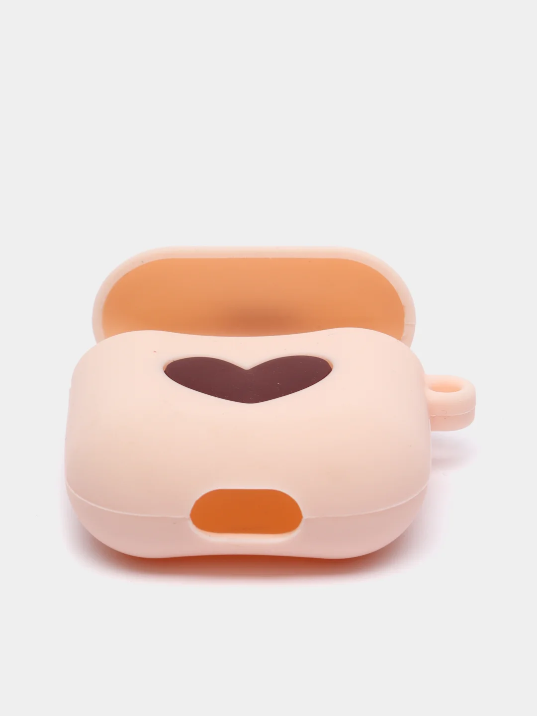 Кремовый чехол для беспроводных наушников AirPods