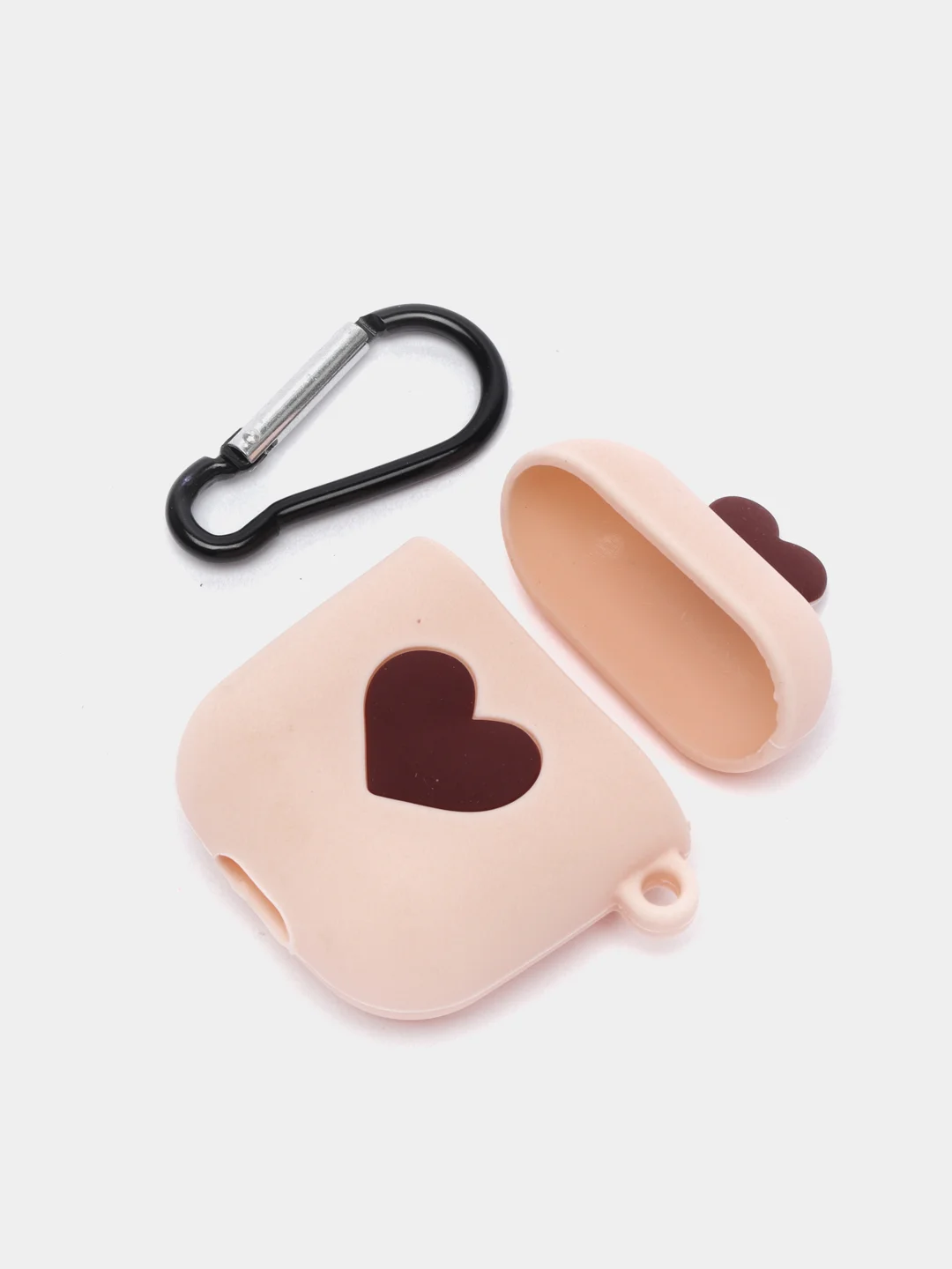 Кремовый чехол для беспроводных наушников AirPods