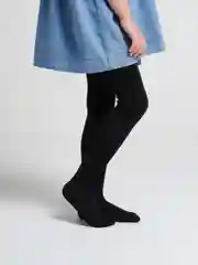 Черный подростковые колготки