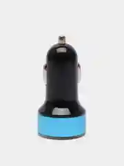 Автомобильное зарядное устройство Cartage, 12-24 В, 2 USB 2А, разные цвета