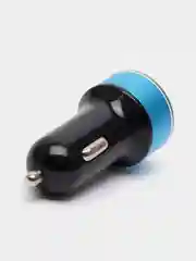 Автомобильное зарядное устройство Cartage, 12-24 В, 2 USB 2А, разные цвета