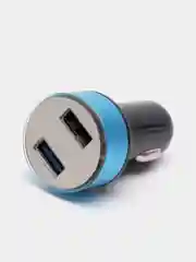 Автомобильное зарядное устройство Cartage, 12-24 В, 2 USB 2А, разные цвета