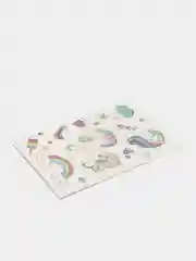Горчичный временная переводная татуировка "Единороги", 75*120