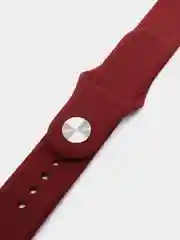 Бордовый силиконовый ремешок для Samsung Galaxy Watch 3, 41 и 45 мм