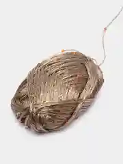 Светло-коричневый добавочная нить с пайетками/ Пряжа