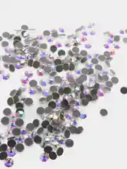 Стразы Имитация Сваровски Crystal AB термо клеевые горячей фиксации стекло