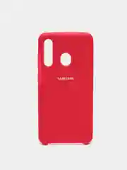 Вишнёвый чехол силиконовый Silicone Cover Case для Samsung Galaxy A20S, A60, M40